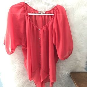 Love Fire See through Blouse